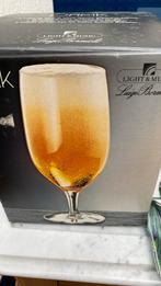 Luigi Bormioli 4 Beer stem glasses, Verzamelen, Nieuw, Ophalen of Verzenden