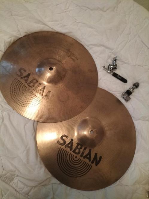 Sabian AA Rock hats 76,/16 inch FX Air crash 39,/Paiste 26,, Muziek en Instrumenten, Drumstellen en Slagwerk, Gebruikt, Pearl