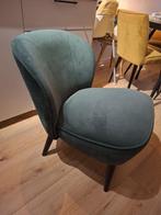 Groene stoel fluweel velvet Loods 5, Huis en Inrichting, Stoelen, Ophalen, Zo goed als nieuw, Overige kleuren, Eén