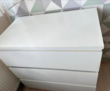 Wit ladenkast ikea malm kast dressoir lade kast - afbeelding 3