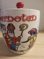 Vintage pepernoten pot snoeppot met sinterklaas, Ophalen of Verzenden, Zo goed als nieuw