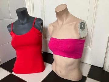 Mooie torso etalagepop bustes 2x 58 cm hoog - Zie foto’s beschikbaar voor biedingen