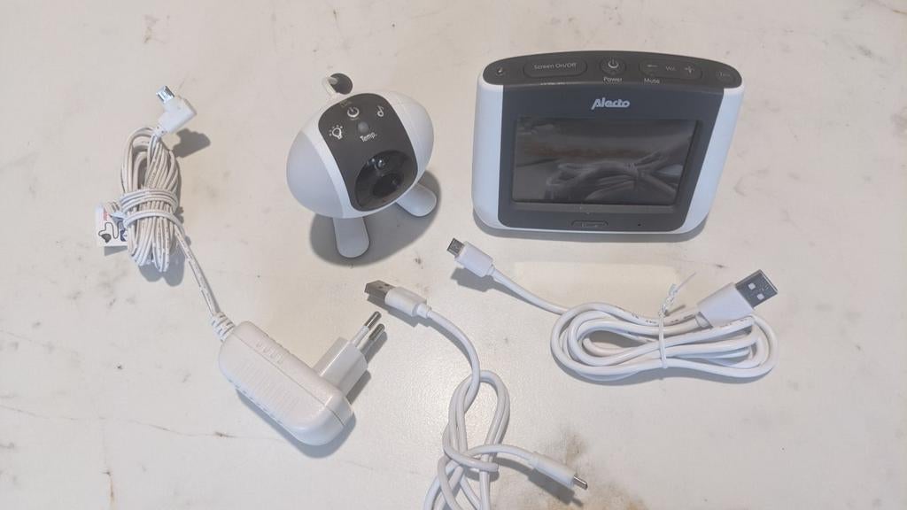 Alecto DVM-700, Kinderen en Baby's, Babyfoons, Gebruikt, 250 meter of meer, Camera, Digitaal, Terugspreekfunctie, Ophalen of Verzenden