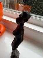 Afrikaans Houten Beeldje - Vrouwelijke Figuur, Antiek en Kunst, Kunst | Beelden en Houtsnijwerken, Ophalen of Verzenden
