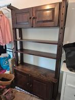 Kaaskast / boekenkast / massief eikenhouten kast, Huis en Inrichting, Ophalen of Verzenden, Gebruikt, 25 tot 50 cm, 200 cm of meer