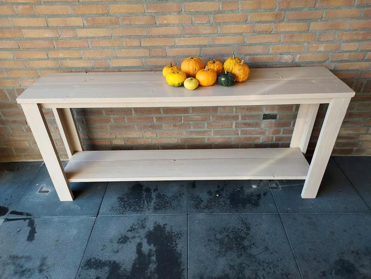 Houten bijzettafel/sidetable, Antiek en Kunst, Antiek | Meubels | Tafels, Ophalen
