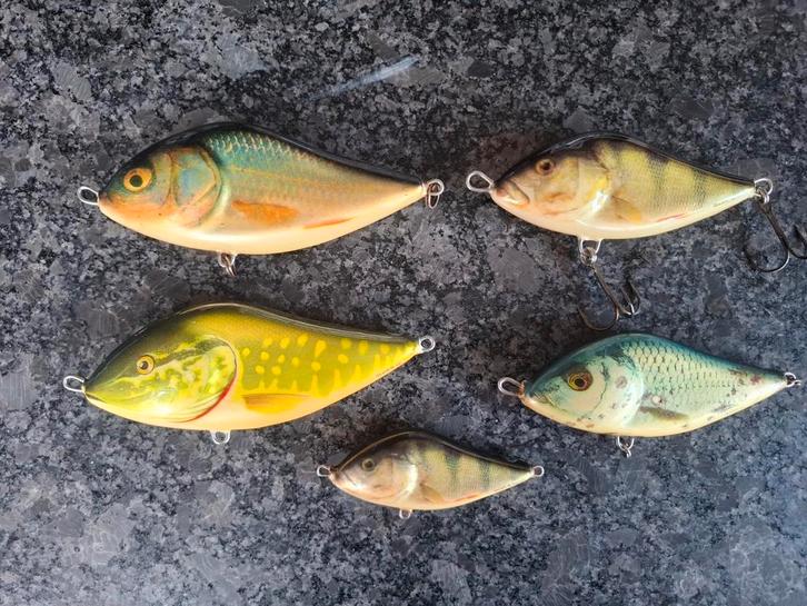 Salmo slider, Watersport en Boten, Hengelsport | Roofvissen, Zo goed als nieuw, Overige typen, Ophalen of Verzenden