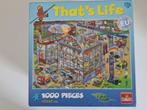 Puzzels Thats`s life, Ophalen of Verzenden, 500 t/m 1500 stukjes, Zo goed als nieuw, Legpuzzel