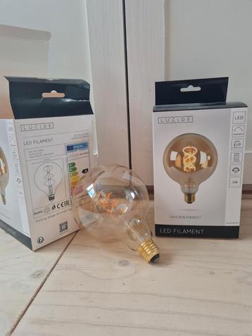 2x Design LED Lamp Lucide Dimbaar - Nieuw beschikbaar voor biedingen