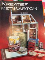 Boek: Creatief met Karton - Wim Kros, Boeken, Ophalen of Verzenden, Gelezen, Scrapbooking en Knutselen, Geschikt voor kinderen