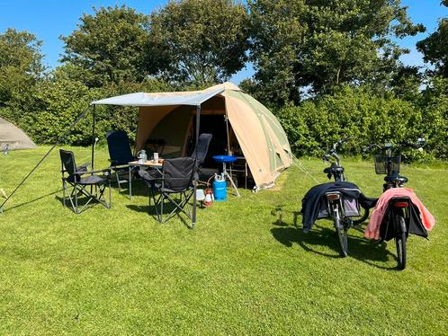 Mooie weinig gebruikte karsten tent, Caravans en Kamperen, Tenten, tot en met 4, Zo goed als nieuw, Ophalen of Verzenden