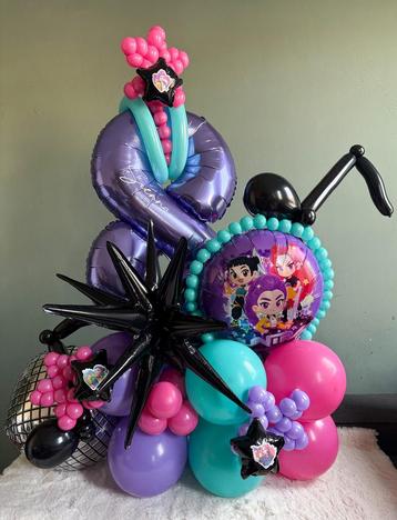 Ballonnen boeket K POP DEMON HUNTERS beschikbaar voor biedingen