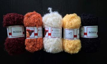Mohair Bouclé poppen haren garen, witte engel  beschikbaar voor biedingen