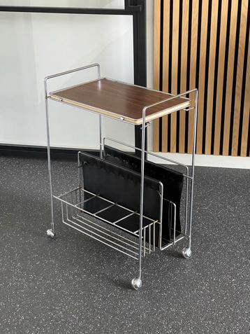 Vintage Serveerwagen Barwagen trolley barcart barkast drank beschikbaar voor biedingen