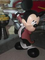 Disney Mickey waiter Butler Beeld, Verzamelen, Ophalen, Mickey Mouse, Zo goed als nieuw, Beeldje of Figuurtje