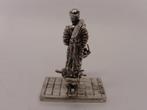 Zilveren miniatuur Man met draagstok                    Z414, Ophalen of Verzenden, Zilver