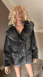 Prachtige chique grijze teddy / faux fur jas, Ophalen of Verzenden, Zo goed als nieuw, Grijs