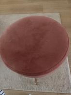 Roze velvet krukje met goudkleurige poten., Ophalen, Zo goed als nieuw, Overig