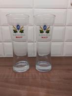 Bavaria bierglazen 2 stuks, Ophalen of Verzenden, Zo goed als nieuw, Glas of Glazen, Bavaria