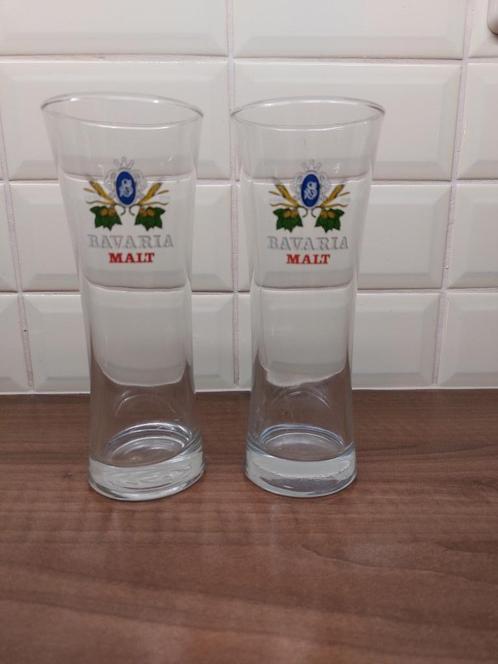 Bavaria bierglazen 2 stuks, Verzamelen, Biermerken, Zo goed als nieuw, Glas of Glazen, Bavaria, Ophalen of Verzenden