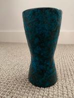 Vintage Vaas Germany 244 Blauwgroen Keramiek Design Vaasje, Ophalen of Verzenden