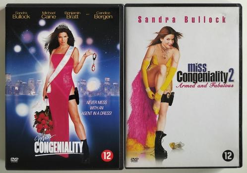 Miss Congeniality 1 & 2 (2000 & 2005) *2 DVD, Cd's en Dvd's, Dvd's | Komedie, Actiekomedie, Vanaf 12 jaar, Ophalen of Verzenden