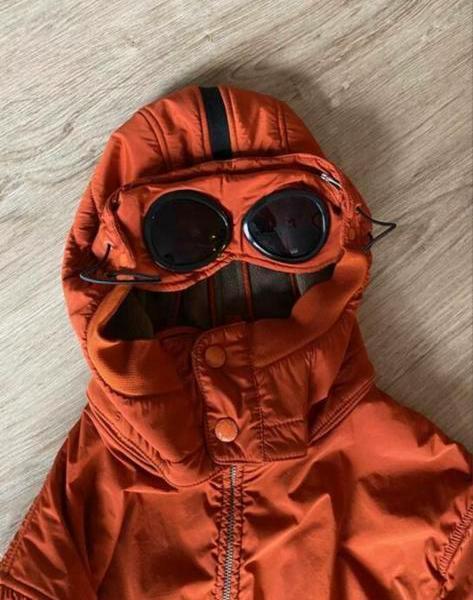 CP Company Jas met Goggle Lens, Kleding | Heren, Jassen | Winter, Gedragen, Maat 48/50 (M), Oranje, Ophalen of Verzenden