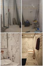 Badkamer renovatie/Installatie/Sanitair/Tegelcompleet, Ophalen of Verzenden