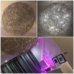 Moderne metalen hanglamp, Huis en Inrichting, Ophalen, Zo goed als nieuw, Metaal, 75 cm of meer