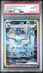 Vaporeon ex PSA 10 - 205/187 - Japanese Terastal Festival, Ophalen of Verzenden, Zo goed als nieuw, Losse kaart, Foil
