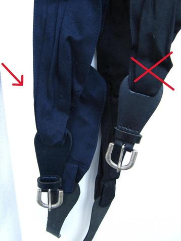 NIEUW SCARVA ceintuur katoen met gesp blauw 44 beschikbaar voor biedingen