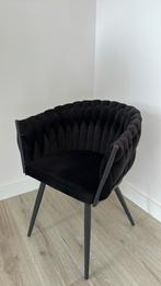 Wave chair black velours, Huis en Inrichting, Ophalen, Minder dan 75 cm, Zo goed als nieuw, Stof