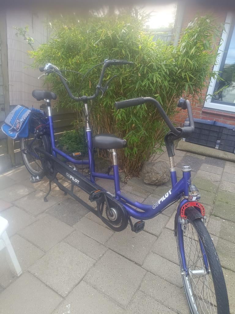 Ouder-kind tandem, Fietsen en Brommers, Fietsen | Tandems, Ophalen, Minder dan 10 versnellingen, Gebruikt, Minder dan 49 cm