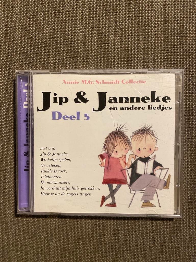 Jip & Janneke en andere liedjes 5 - Annie MG Schmidt cd, Ophalen of Verzenden, Zo goed als nieuw, Muziek