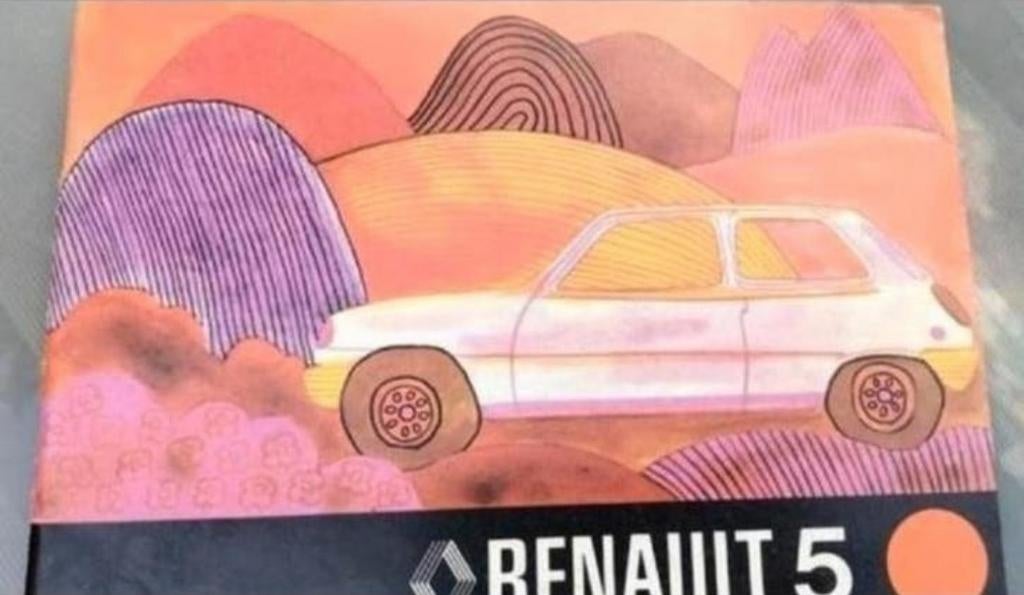 1 e type RENAULT 5 handleiding Nederlandstalig, Ophalen of Verzenden