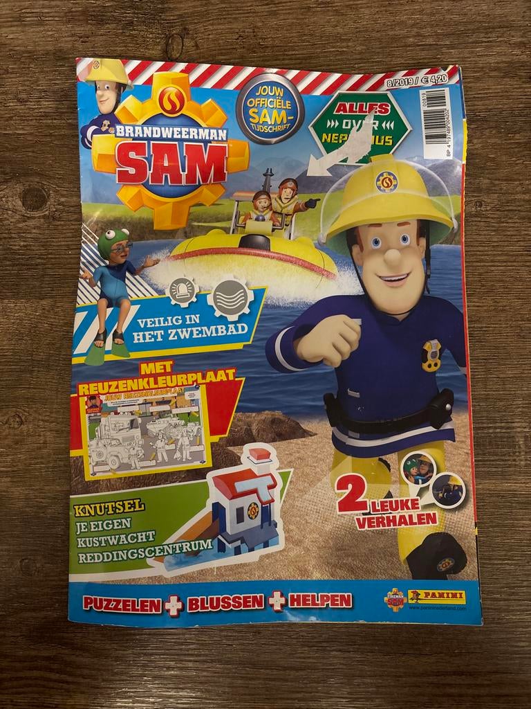 Brandweerman Sam tijdschrift, Boeken, Ophalen of Verzenden, Gelezen, Overige typen