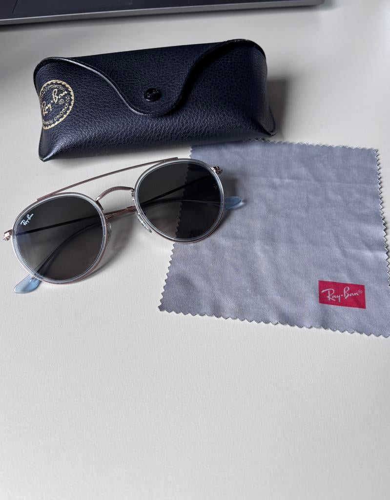 Ray-Ban Round Double Bridge (RB3647N), Ophalen of Verzenden, Zo goed als nieuw, Bril, Ray-Ban