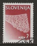 Slovenie 68, kanten kleedje, Verzenden, Overige landen, Gestempeld