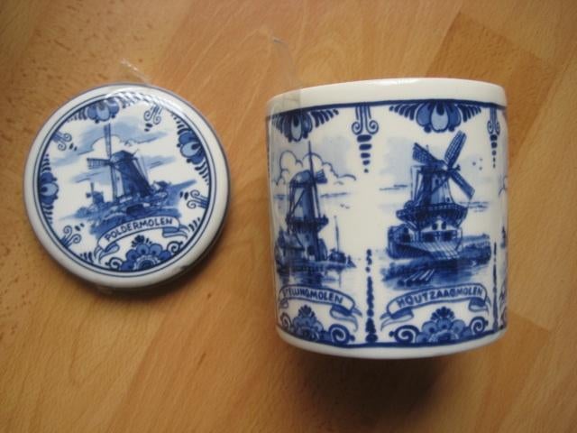 Koek pot Delfts blauw stijl, Antiek en Kunst, Ophalen of Verzenden