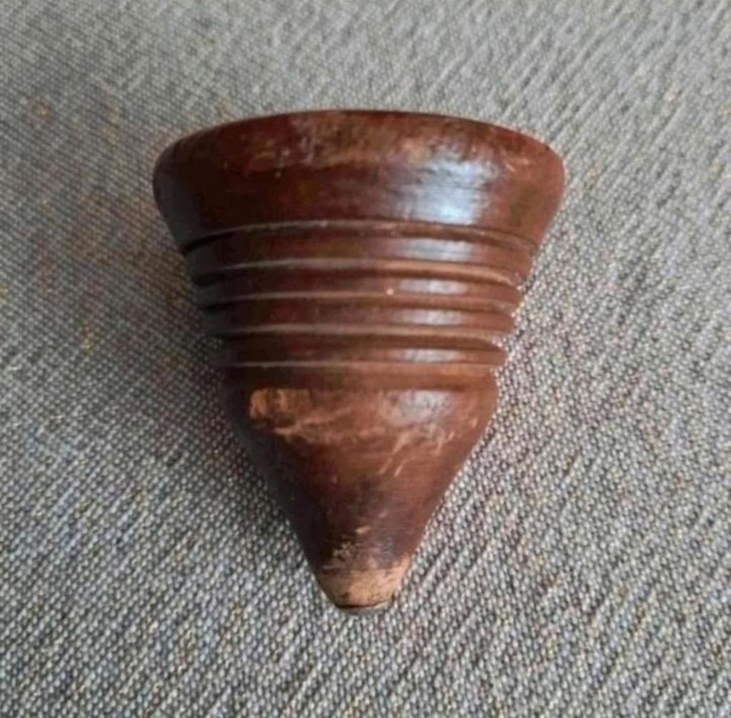 Antieke houten tol, Ophalen of Verzenden