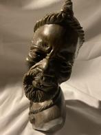 Vintage Beeld: Afrikaanse Buste van een Man, Ophalen of Verzenden