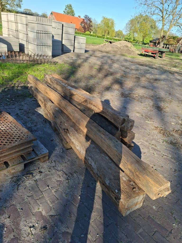 Eiken gebinten, Ophalen of Verzenden