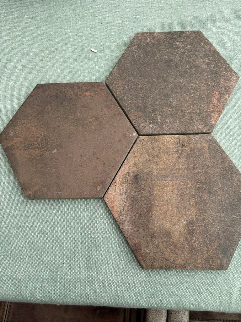 Hexagon tegels ongeveer 1,8 m2, Ophalen, Minder dan 20 cm, Minder dan 5 m², Wandtegels