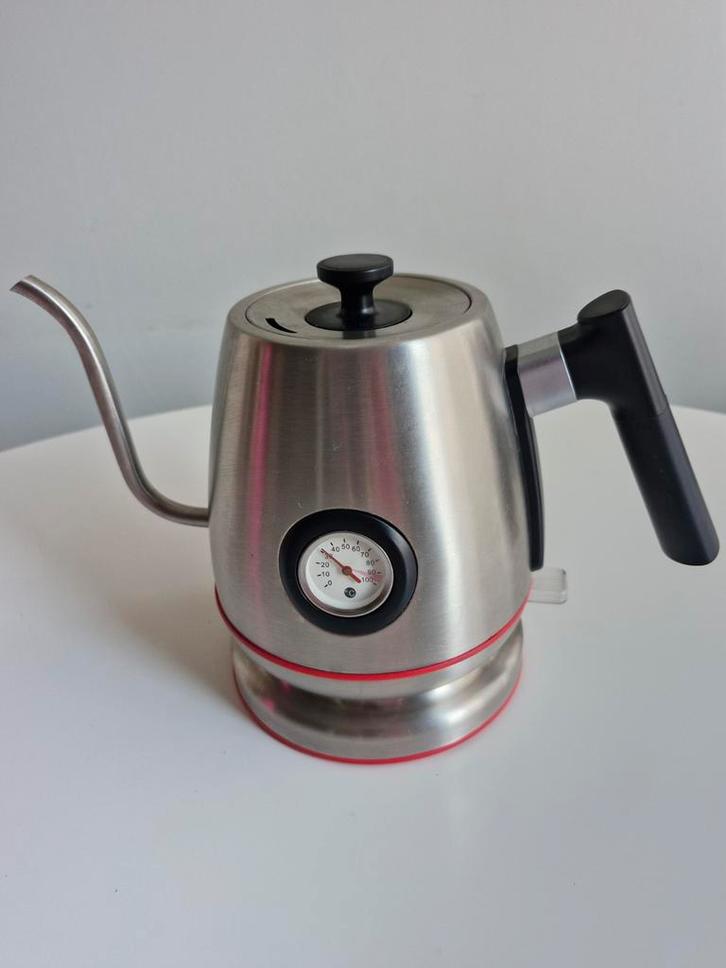 Espressions Gooseneck Waterkoker RVS met temperatuurmeter, Witgoed en Apparatuur, Waterkokers