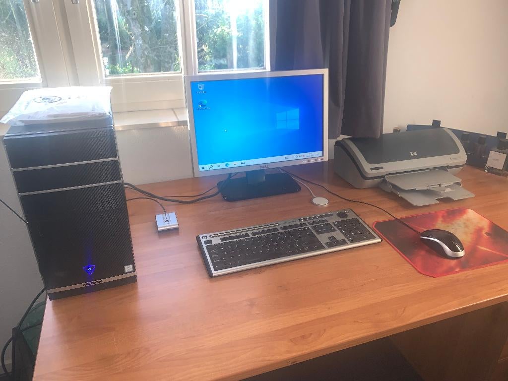 Medion i7 computer desktop 1 TB, DDR3, 4 GB, PC MT 14, Met monitor, Gebruikt, Medion, Ophalen of Verzenden