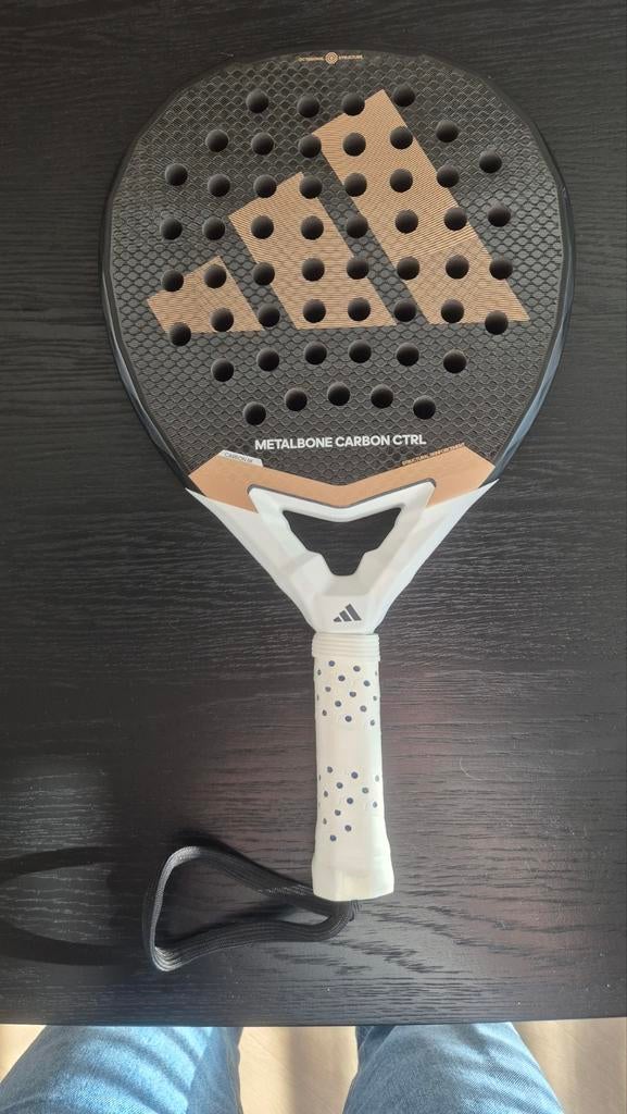 Adidas metalbone carbon control 2025 padel racket, Ophalen, Zo goed als nieuw, Padelracket