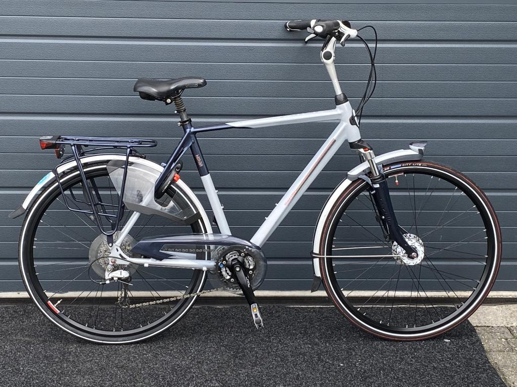 Gazelle allure H 57 cm 24 versnellingen, Fietsen en Brommers, Fietsen | Heren | Herenfietsen, Ophalen, Gebruikt, Cleanbikes, Versnellingen