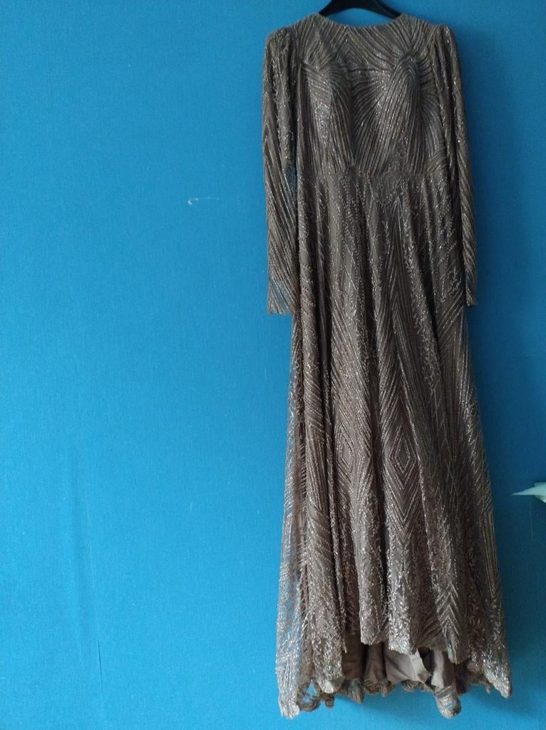 Prachtige Galajurk Maat 38 - Zo goed als nieuw, Galajurk, Bruin, Nieuw, Eigen merk