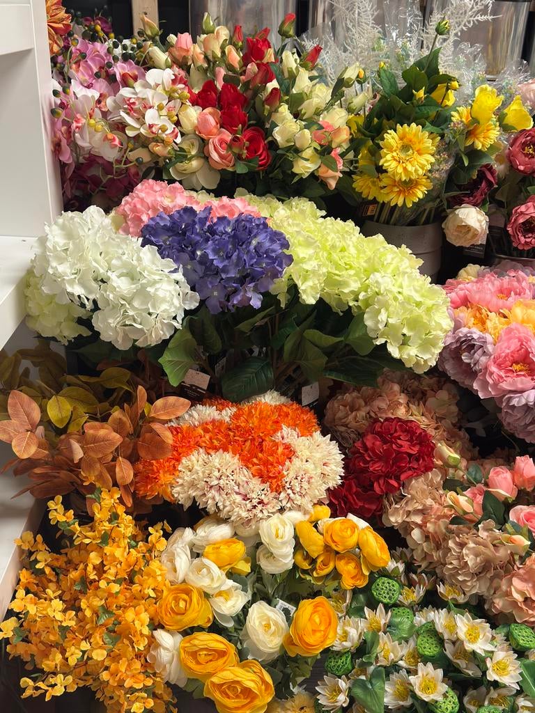 Kunst bloemen partij Nieuw verkoop waarde €7500,-, Huis en Inrichting, Ophalen of Verzenden, Nieuw