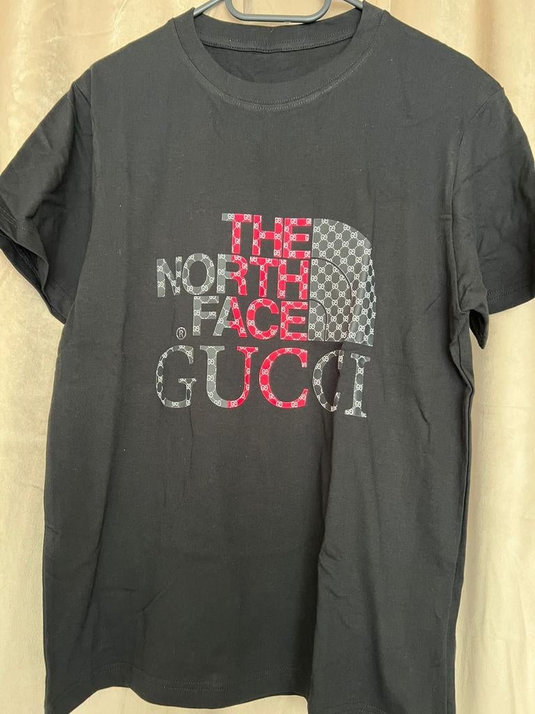 The North Face x Gucci T-shirt - Maat M - Nieuw, Maat 48/50 (M), Zwart, The North Face x Gucci, Nieuw